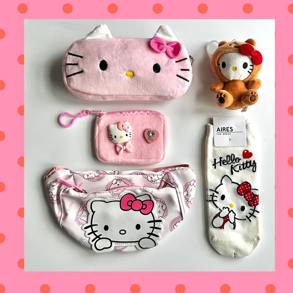 Hello Kitty Accessories - 💝Hello Kitty Adorable 5-Piece Cozy Bundle